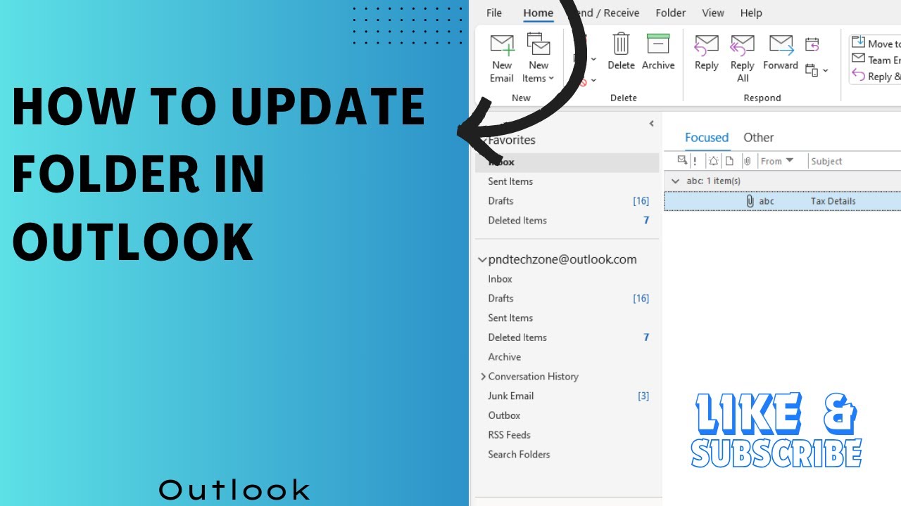 How To Update Folder In Outlook YouTube
