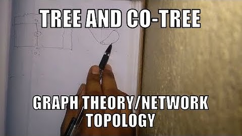 Graph Theory - Tree and Co-Tree | basic definitions and explanation