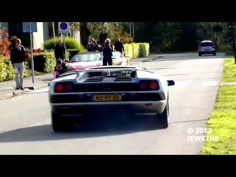 Lamborghini Diablo VT Start-up And Acceleration Sound - Auto Italia 2012 (1080p Full HD)