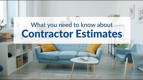 Contractor Estimates
