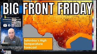 Texas Weather Update: 90s and 100s Now, Big Cold Front by Saturday screenshot 3