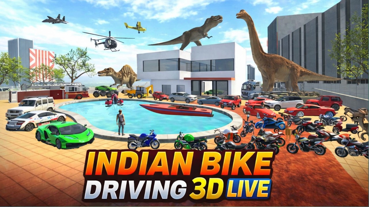 CAR VS BIKE CHALLENGE INDIAN BIKE DRIVING 3D DIFFERENT MODE #indianbikesdriving3d #shortlivestream