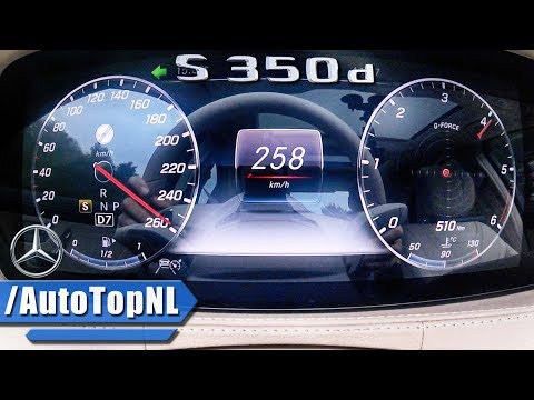 2018 Mercedes Benz S Class S350d ACCELERATION & TOP SPEED 0-250km/h By AutoTopNL