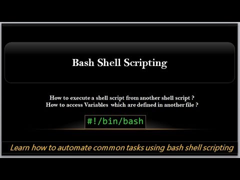 Shell Scripting |