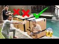 JANGAN SAMPAI SALAH DORONG BOX KARDUS !!! NGAKAK🤣 **NYEBUR KEKOLAM RENANG** | Mikael TubeHD