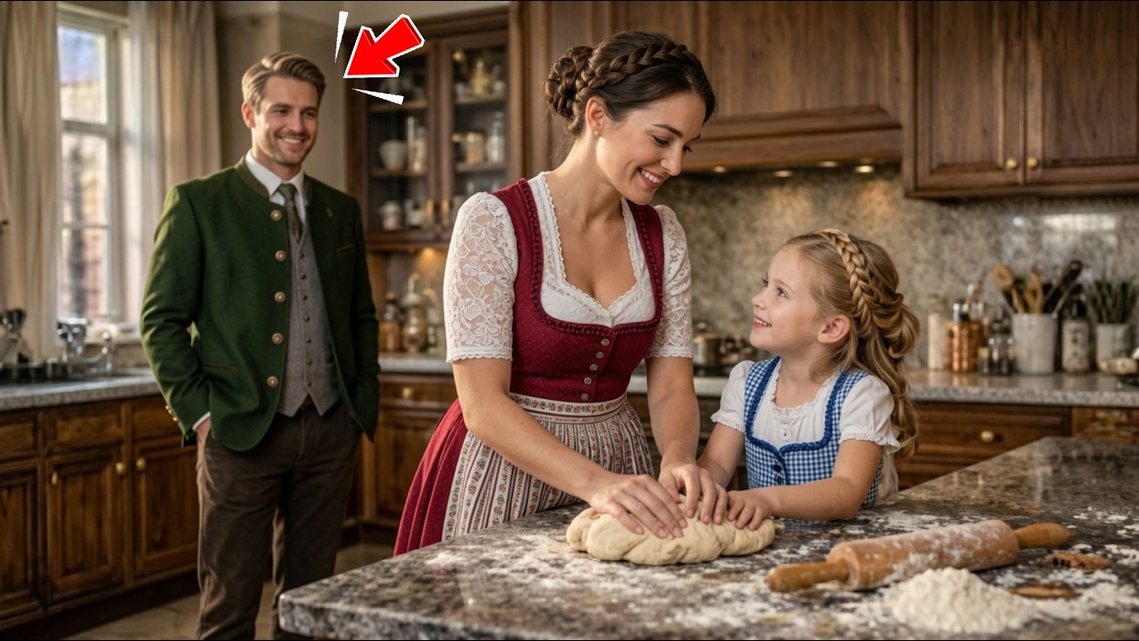 Ich stand in der Tür und sah meine Tochter zum ersten Mal seit Monaten wirklich lächeln – neben der neuen Haushälterin, die ihr das Brotbacken beibrachte. Ich hätte stolz sein sollen. Stattdessen...