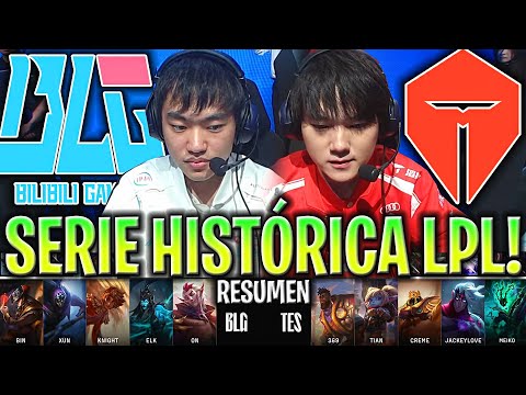LA SERIE MÁS ÉPICA DE LA LPL! - BLG vs TES Resumen Completo SEMIFINAL LPL SPRING 2024