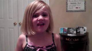 Avery, my 6 year old singing If I Die Young, The Band Perry (cover) chords