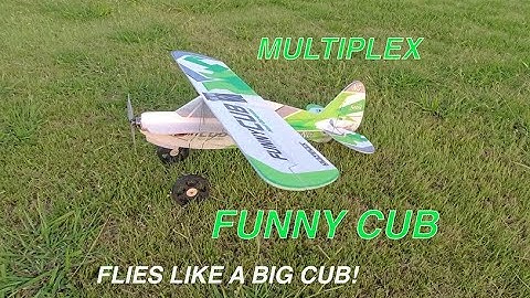 Multiplex Funny Cub RC Plane