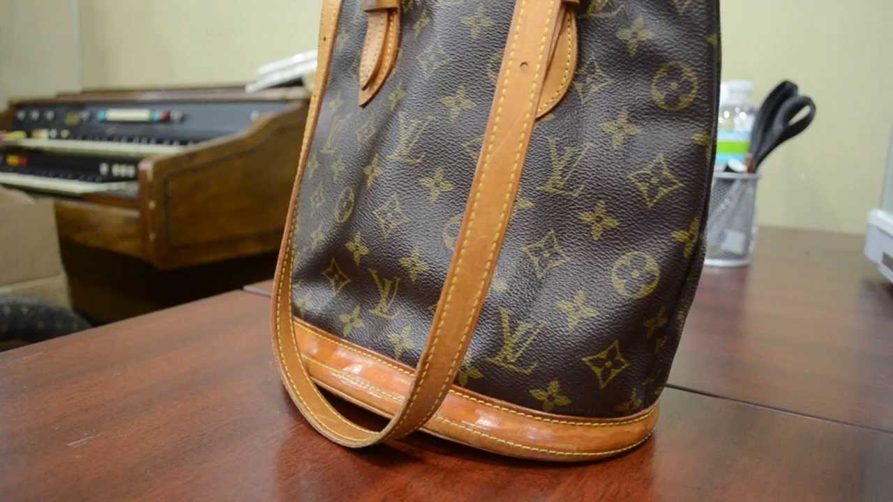 Louis Vuitton Monogram Bucket PM Shoulder Bag - YouTube