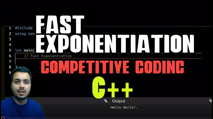 Fast Exponentiation in Competitive Coding with Code - Coding Interview Question