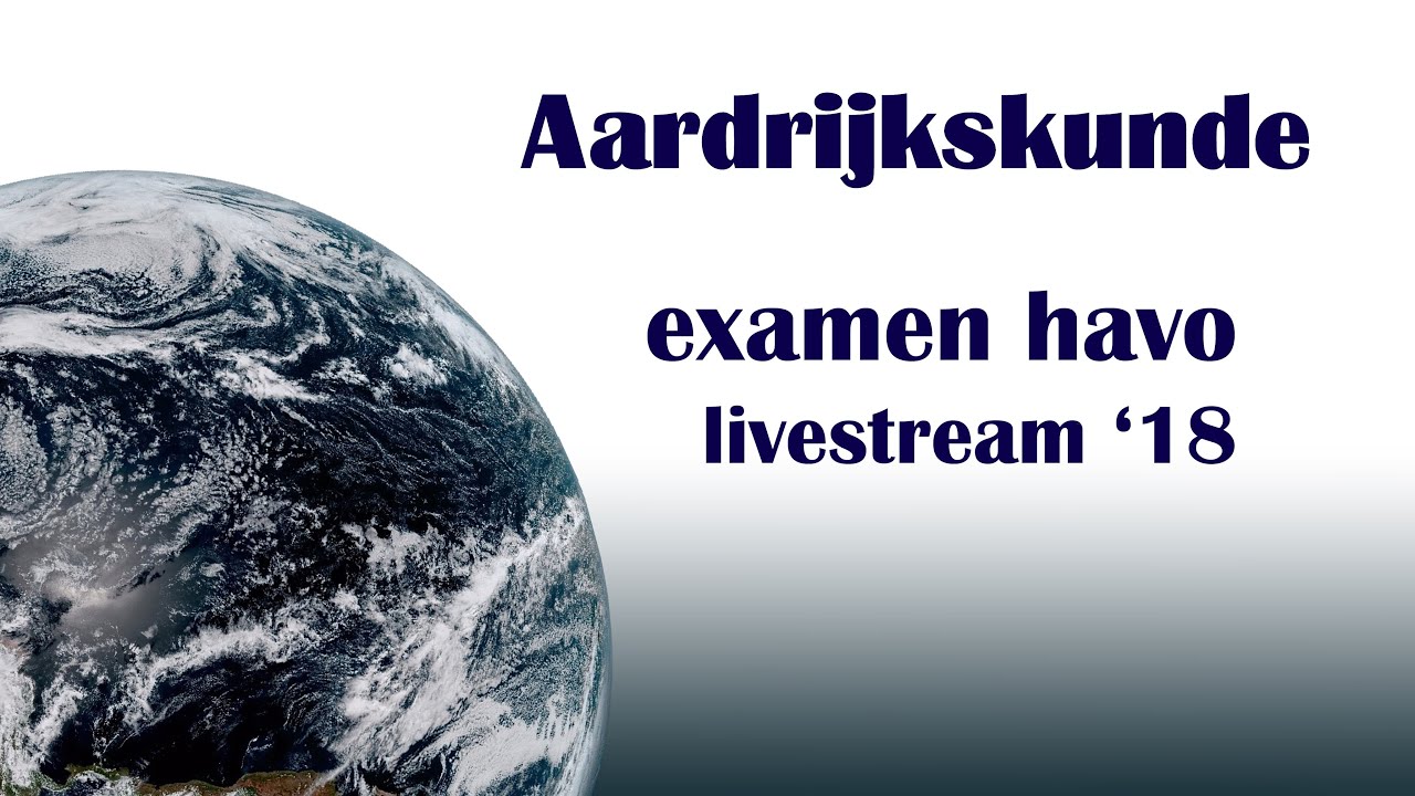 Examen aardrijkskunde havo - YouTube