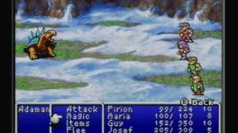 Final Fantasy II Walkthrough part 5: Snow Cavern