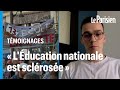 Lducation nationale est sclrose on ne peut plus travailler correctement des enseignants dmi