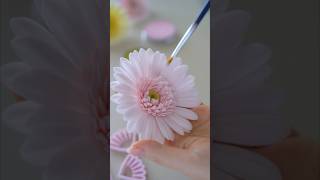 DIY Clay Gerbera Flower 粘土でガーベラの花作ってみた #handmade #coldporcelain #ハンドメイド #クレイフラワー