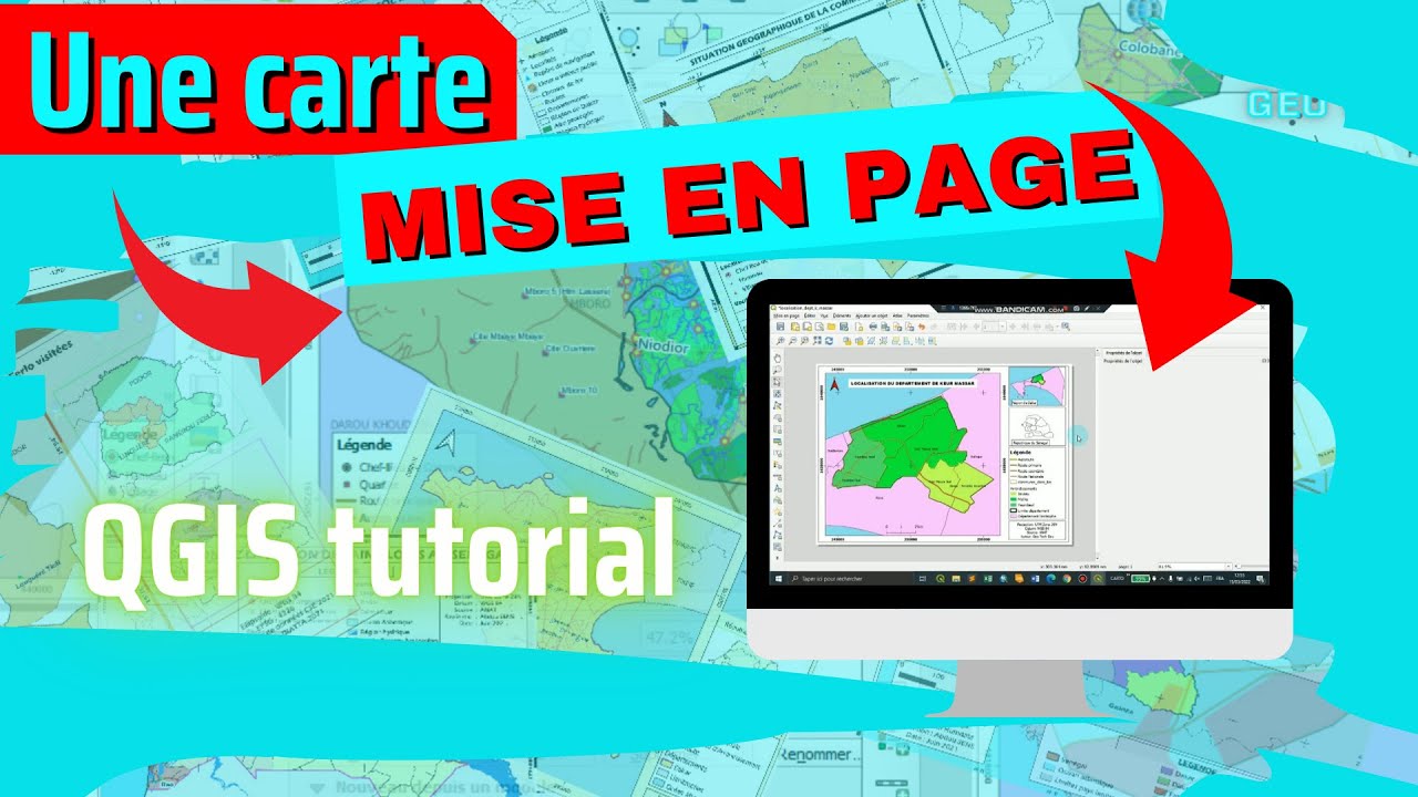 Comment faire une MISE EN PAGE d'une carte de localisation avec QGIS