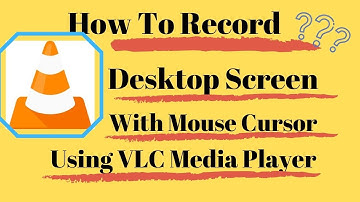How To Record Desktop Screen With Mouse Cursor || With VLC Media Player|| Trio Tech||