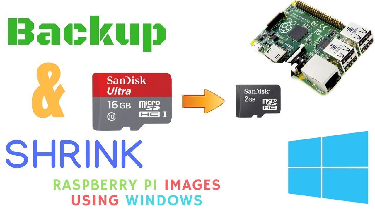 Backup And Shrink Raspberry Pi Image In Windows Without Using Linux 2018 | Raspberry Pi Tutorials