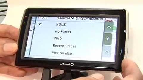 Mio Moov S series GPS product introduction at  Computex 2009