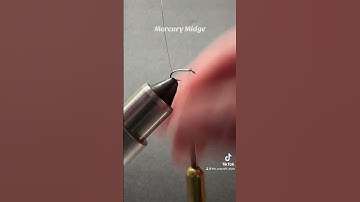 How to tie a Mercury Midge. #flytying #flytyingtutorial #shorts #howto #flyfishing