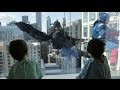 Superhero window washers descend on Lurie Children's Hospital