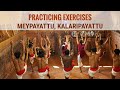 Practicing exercises in kalaripayattu  kerala tourism