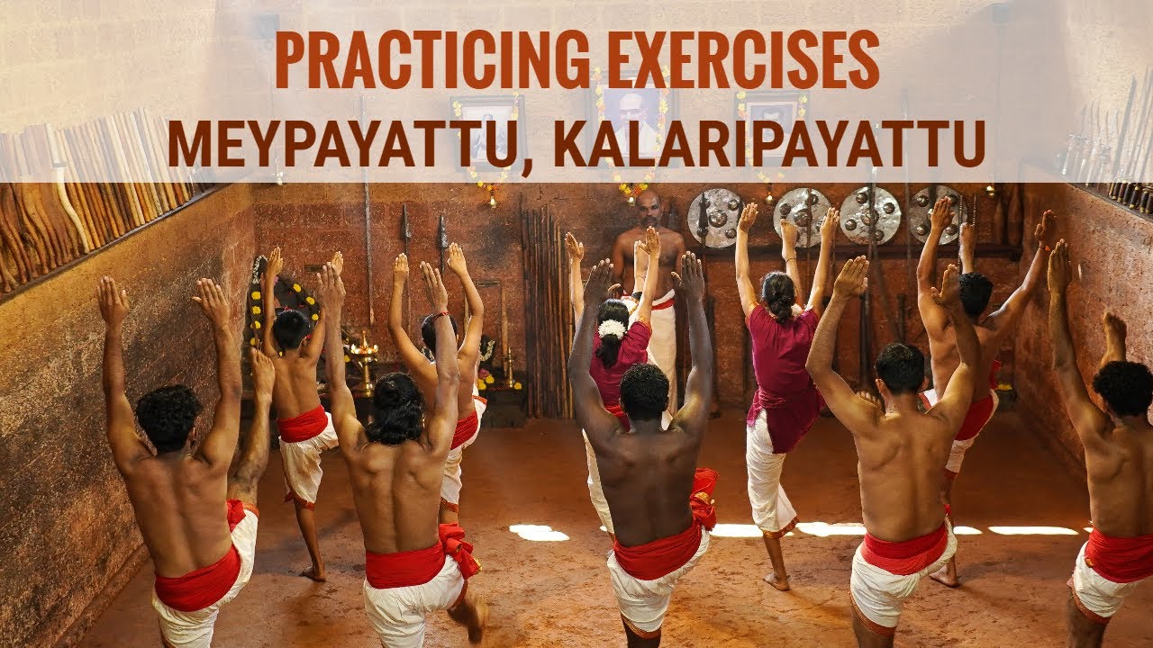 Practicing exercises in Kalaripayattu  Kerala Tourism