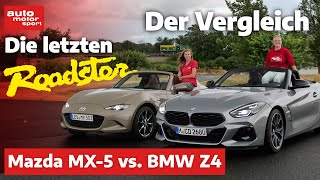 Mazda MX-5 vs. BMW Z4: Die letzten Roadster! - Der Vergleich | auto motor und sport