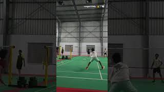 Longest Rally.. 👌🏸🤍...   #shorts #badminton #motivation #viralvideoシ  reelsviralシ