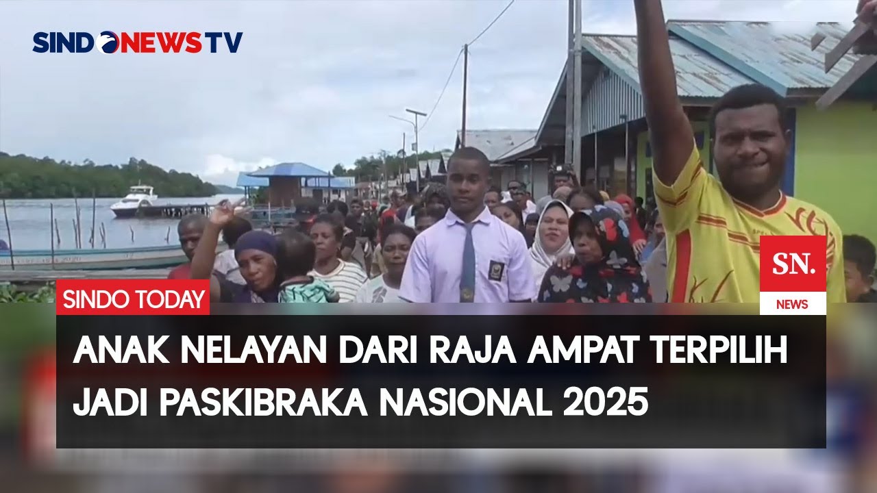 Inspiratif! Pemuda Raja Ampat, Papua Barat Jadi Anggota Paskibraka Nasional | Sindo Today | 18/08