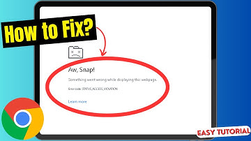 How to Fix Something Went Wrong Error in Google Chrome