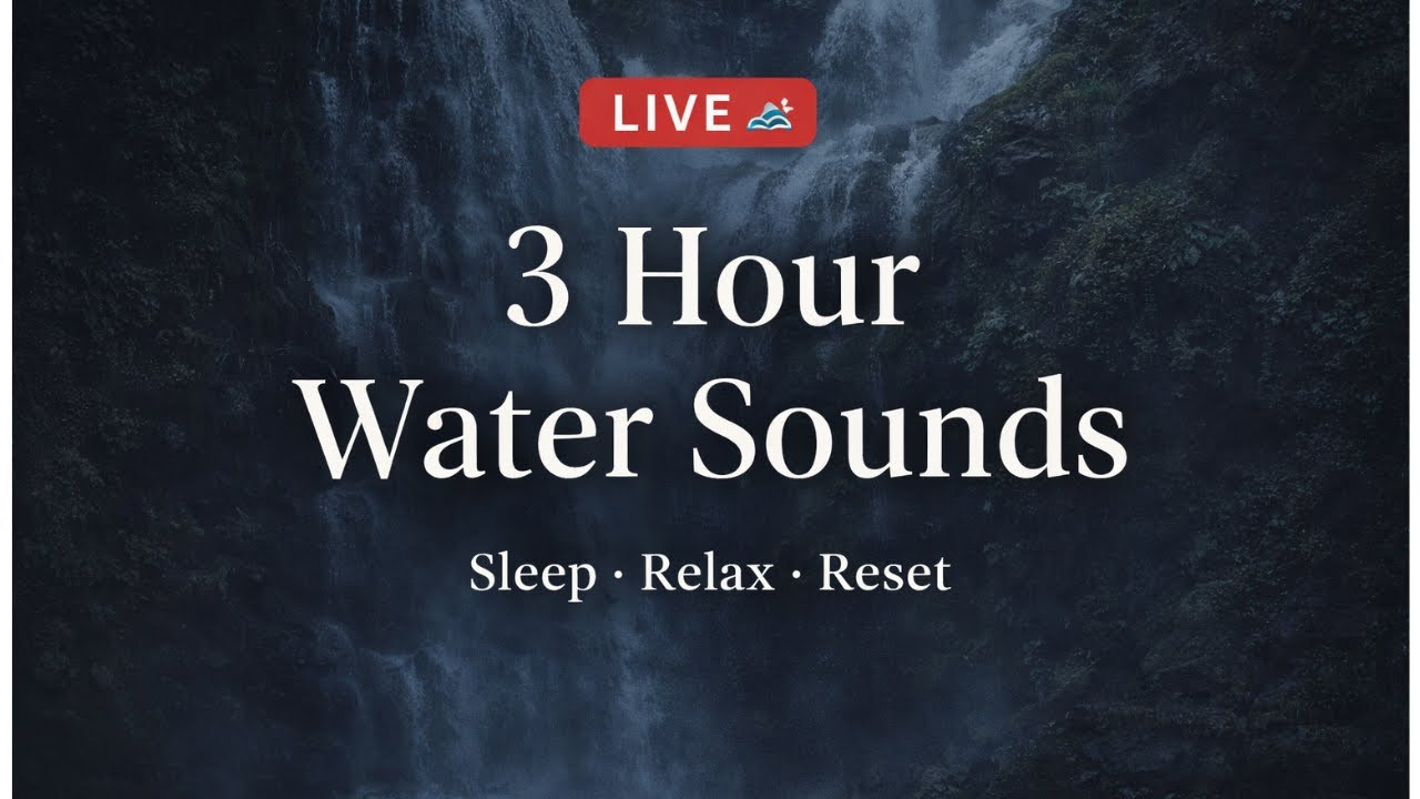 Waterfall, Lake & Ocean Sounds 🌊 Live Relaxation