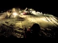 Yamaha Nytro RTX SE &amp; Arctic Cat Firecat F6 Snowmobiling at night with on board footage