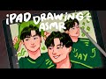 ASMR IPAD DRAWING ☘️ Jay from ENHYPEN