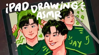 ASMR IPAD DRAWING ☘️ Jay from ENHYPEN by NISUFILM 8,901 views 10 months ago 42 minutes