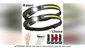 USB Rechargeable LED Sensor Headlamp XPE+COB Headlight Led Head Torch Camping Search Light Head Flas