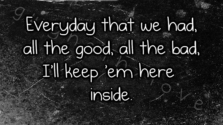 I'll Always Remember You - Hannah Montana (lyrics)