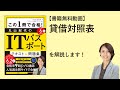 【改訂2版無料動画】「貸借対照表」を解説！