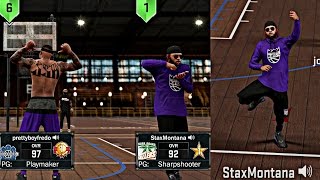 NBA 2K17 MyPark - GREEN LIGHTS DROPPING FROM SUPER DEEP WITH PRETTYBOYFREDO! | StaxMontana