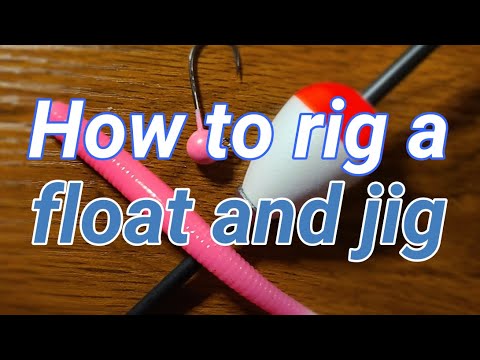 How to rig a float and jig head for trout (Steelhead and Salmon) - How to float  fish for trout! 