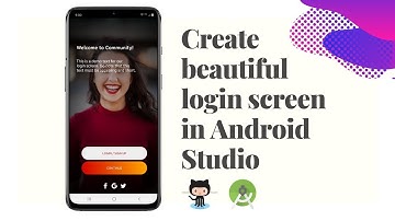 Create beautiful login screen in Android Studio | Android Studo