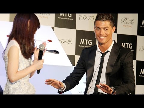 クリスティアーノ・ロナウド「好きな和食はスシ」ファンと交流　「MTG」新商品会見(3)【Cristiano Ronaldo】　#Cristiano Ronaldo　#event
