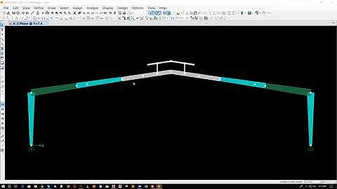 how to design steel structure with sap2000 part 01