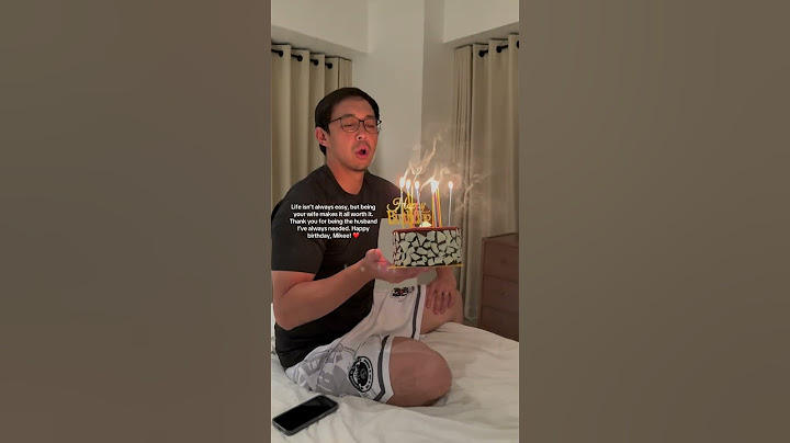 Happy birthday Mikee! Because of you, we make “us” happy ❤️