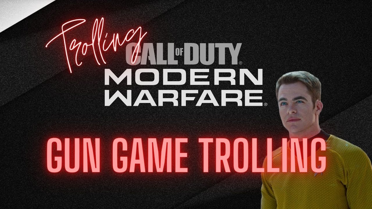 Trolling Modern Warfare GUN GAME