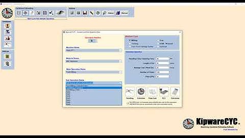 Quick and Easy CNC Machining Cycletime Estimating with KipwareCYC