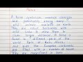 Write a short essay on Horse | Essay Writing | English