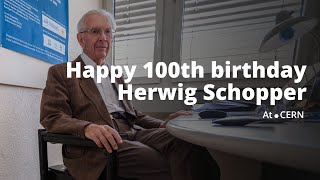 Happy hundredth, Herwig Schopper!
