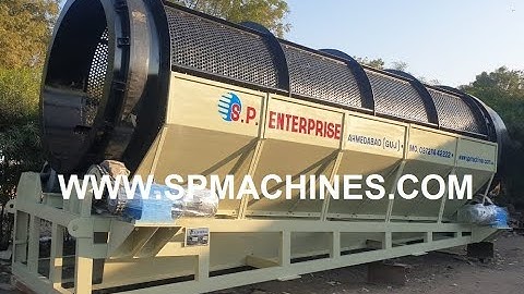 Heavy duty Trommel Screening Machine, Waste segregation Plant