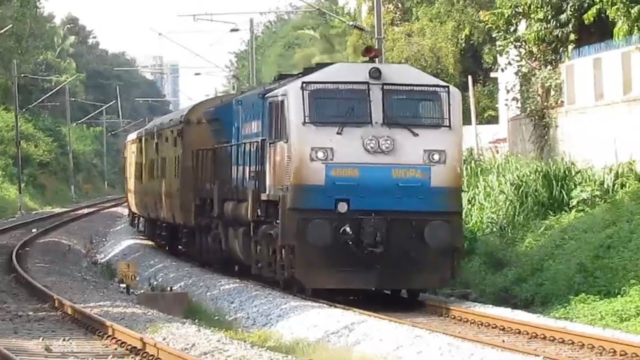 Bleed Blue+BMTC liveried WDP4B with Chamarajanagar Passenger || Indian Railways
